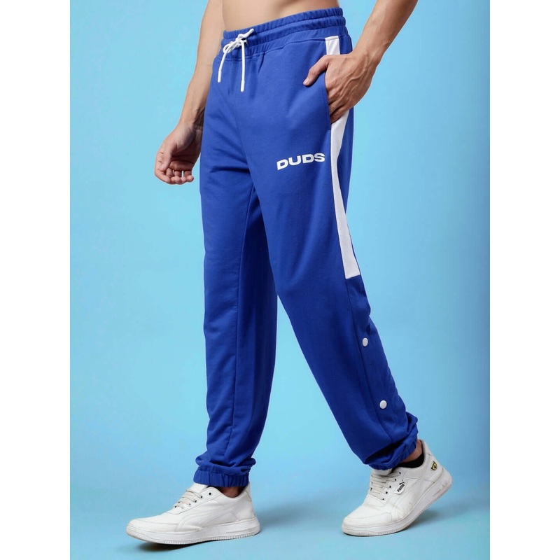 HIGH POINT CONTRAST JOGGERS ROYAL BLUE WHITE XS