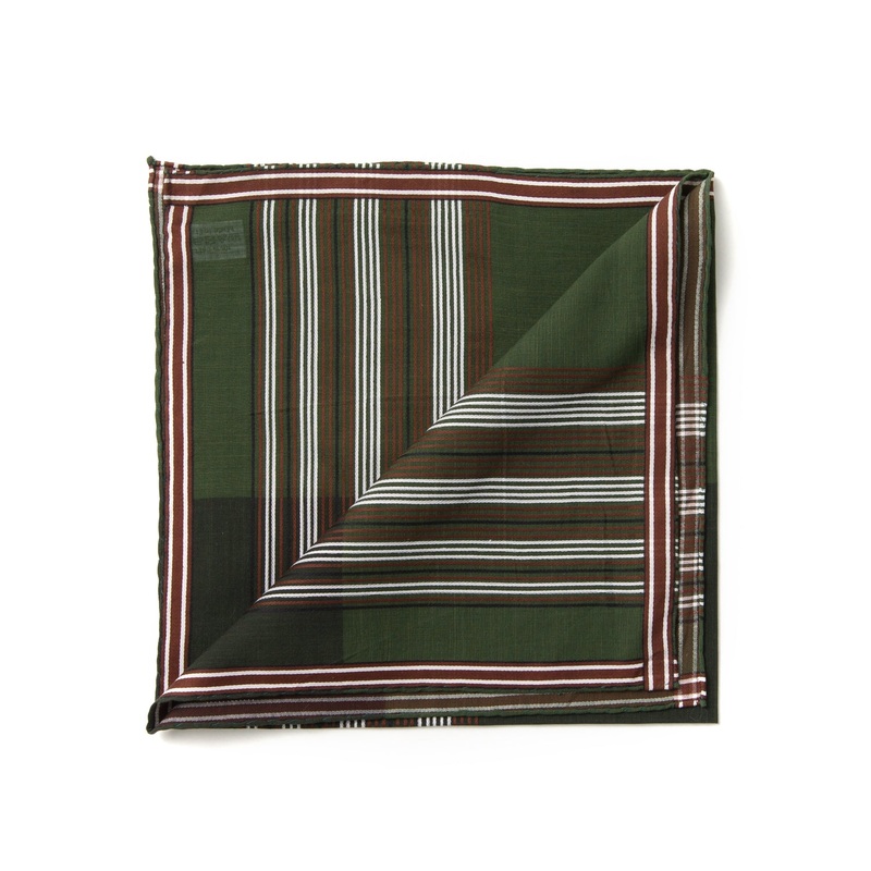Limited Edition: Handkerchief “Vintage Shetland 1960” made of pure Cotton – hand-rolled