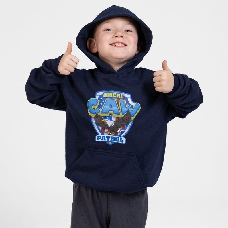 Youth Americaw Patrol Hoodie – Navy Small
