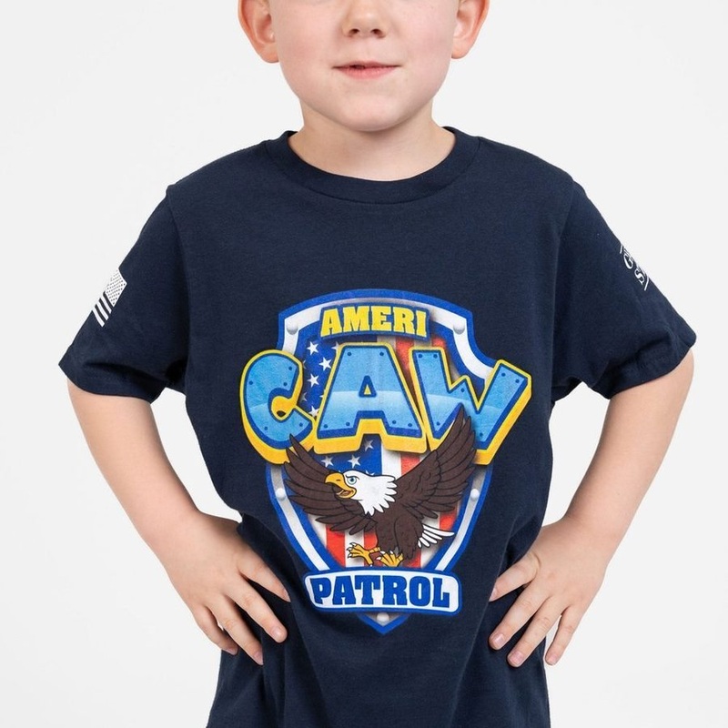 Youth Americaw Patrol T-Shirt – Midnight Navy Small
