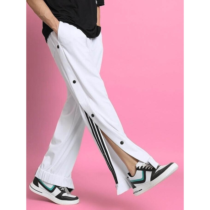 HIP HOP RELAXED FIT JOGGERS WHITE XS