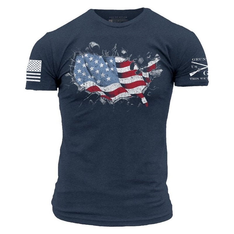 America Has Landed T-Shirt – Midnight Navy Small