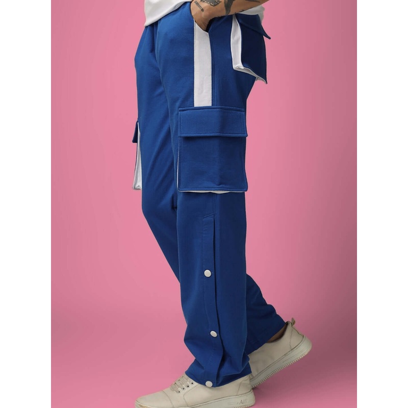 BRACKET CARGO PANT BLUE WHITE HIGHLIGHTER XS