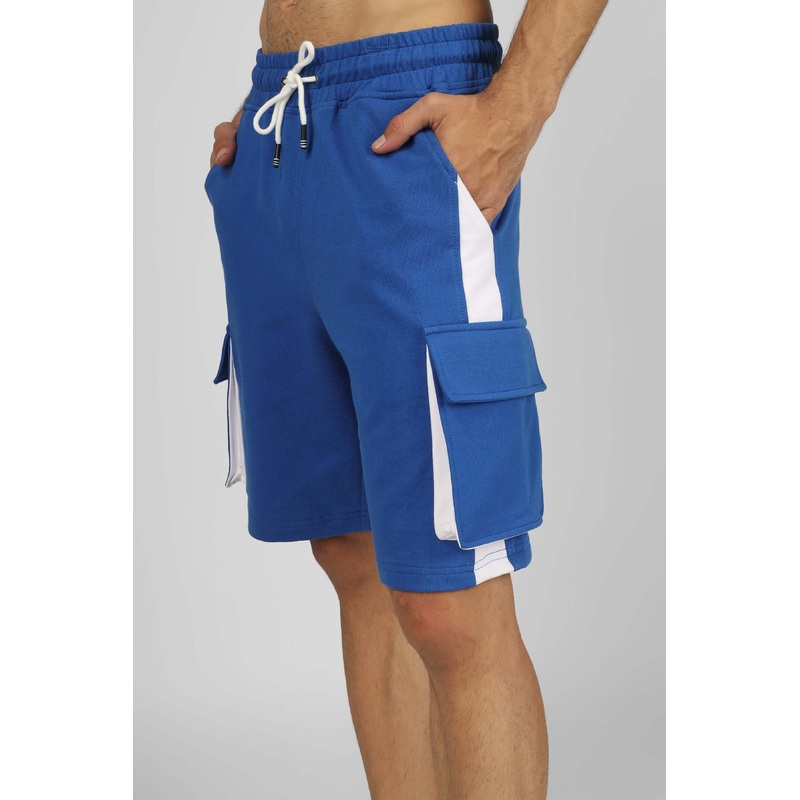 CONTRA REGULAR FIT CARGO SHORTS ROYAL BLUE WHITE XS
