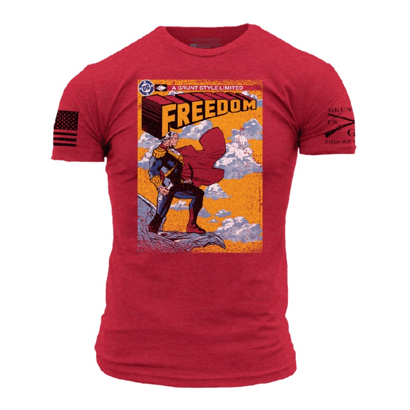 Freedom Comic T-Shirt – Red Small