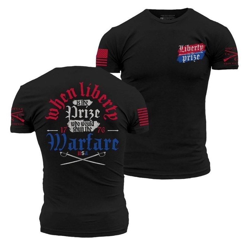 Liberty Is The Prize T-Shirt – Black Small