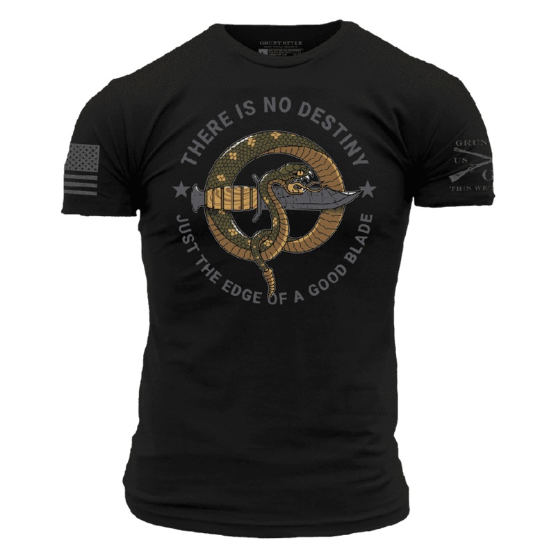 No Destiny T-Shirt – Black Small