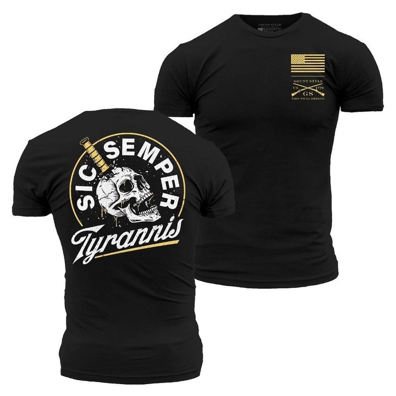 Sic Semper T-Shirt – Black Small