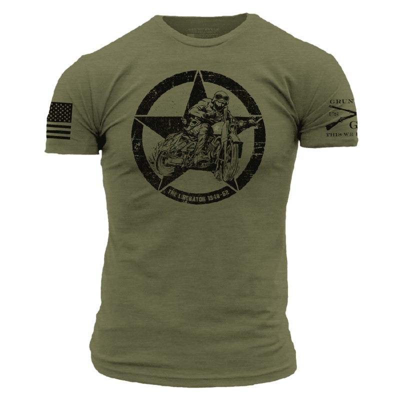 The Liberator T-Shirt – Military Green Small