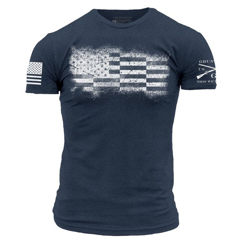 Bar Flag T-Shirt – Midnight Navy Small