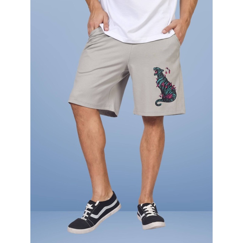 MOANING TIGRESS REGULAR FIT SHORTS GREY XS