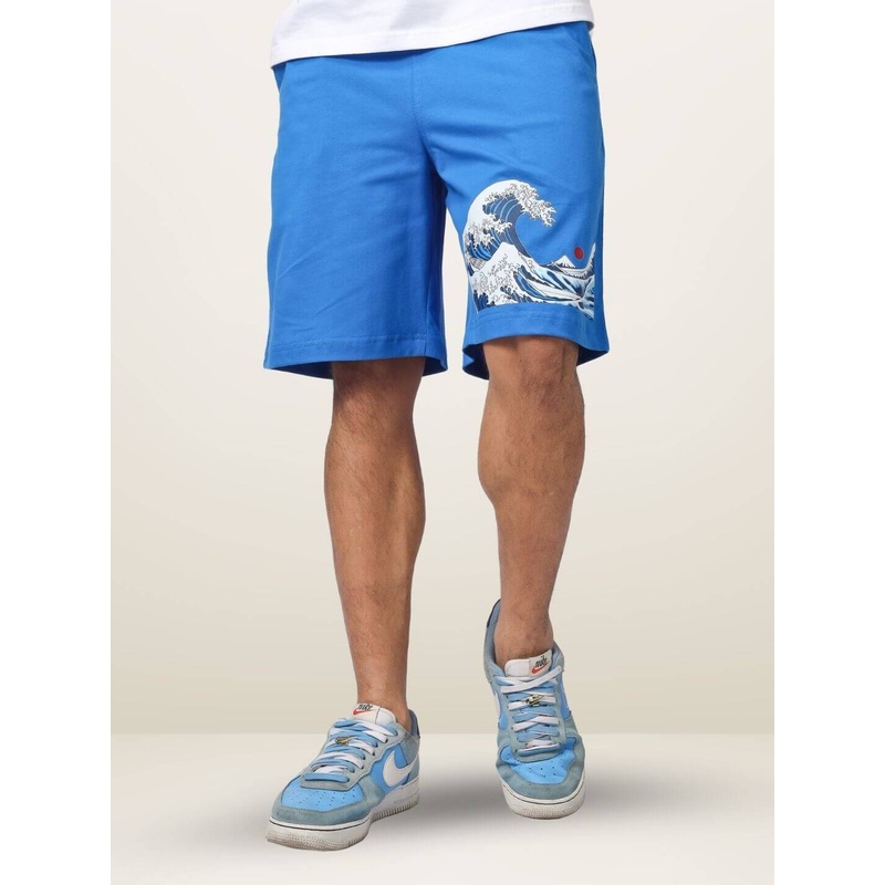 THE GREAT WAVE REGULAR FIT SHORTS BLUE XS