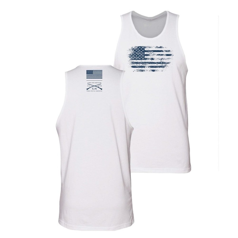Vintage American Tank – White Small