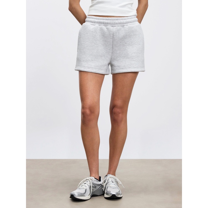 Womens Neoprene Short in Marl Grey XXS (4) Marl Grey Interlock