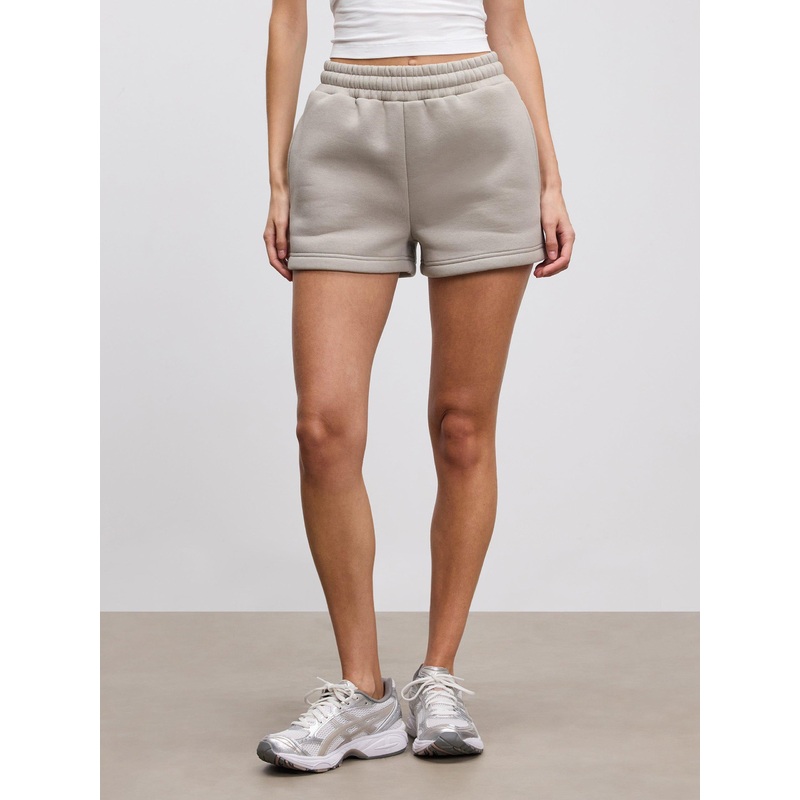 Womens Neoprene Short in Stone XXS (4) Stone Interlock