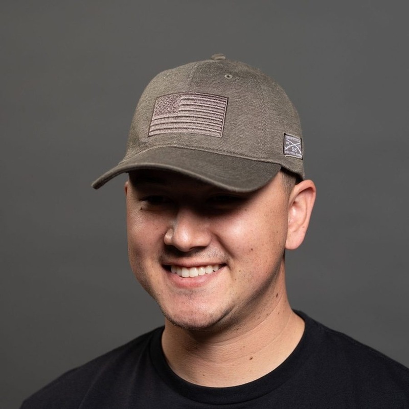 Blackout Flag Stretch Fit Hat – Military Green