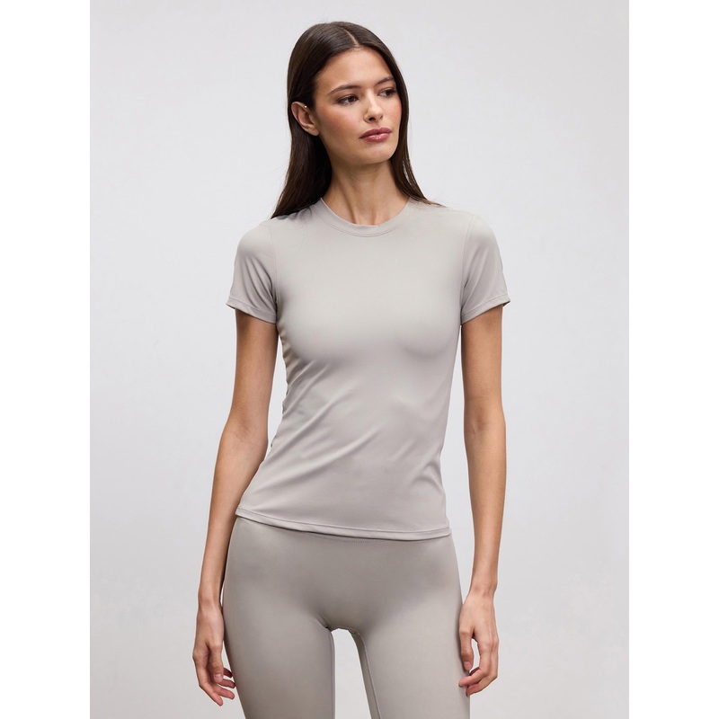 Womens Active T-Shirt in Stone XXS (4) Stone Active