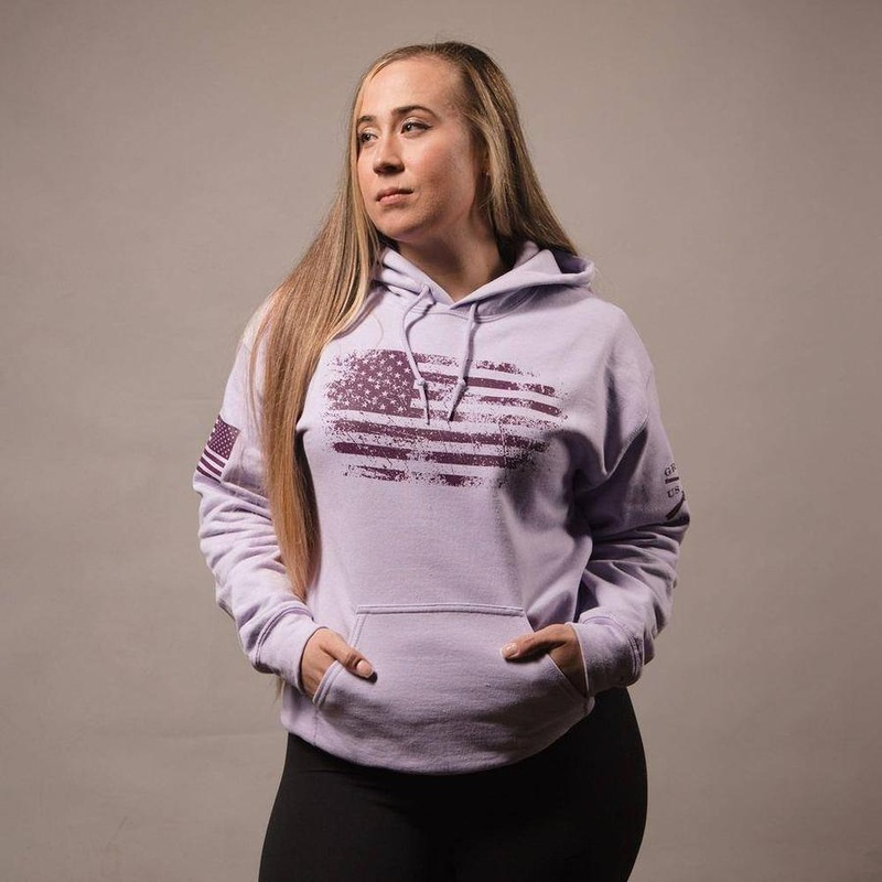 Women’s Vintage American Hoodie – Orchid Small