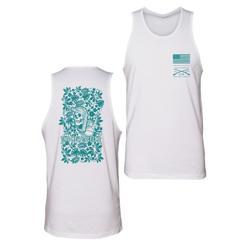 Tropical Death Aqua Tank – White Small