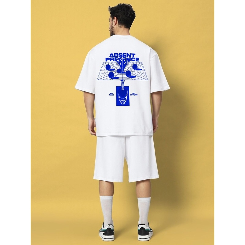 ABSENT PRESENT CO-ORD SET WHITE XS