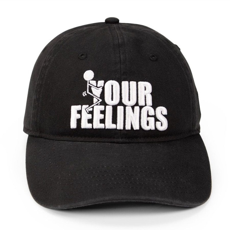 F*ck Your Feelings Dad Hat – Black