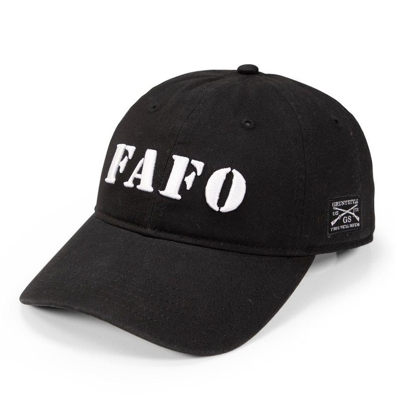 FAFO Dad Hat – Black