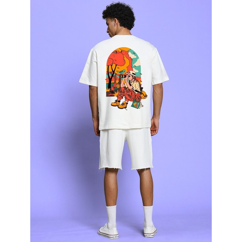 SAFARI PRINTED CO-ORD SET OFF-WHITE XS