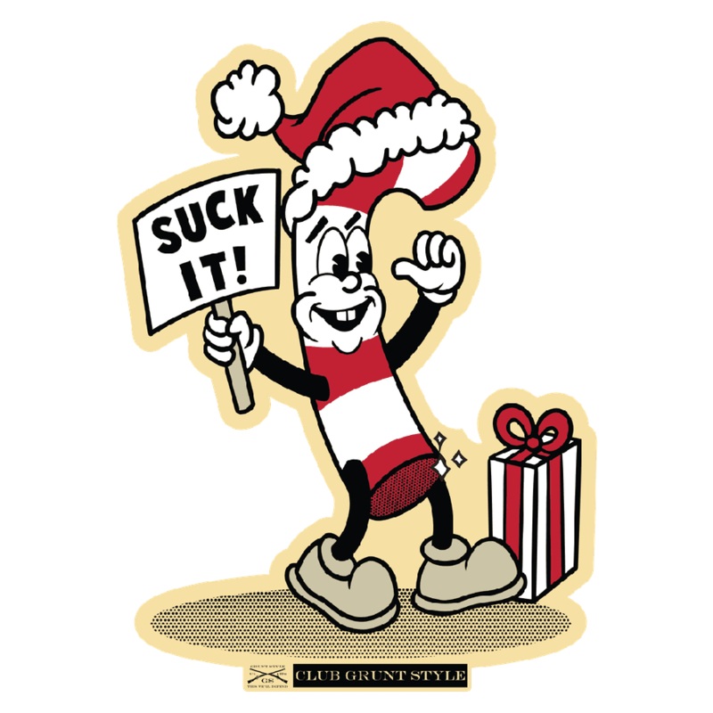 2024 December Club Sticker – Suck It