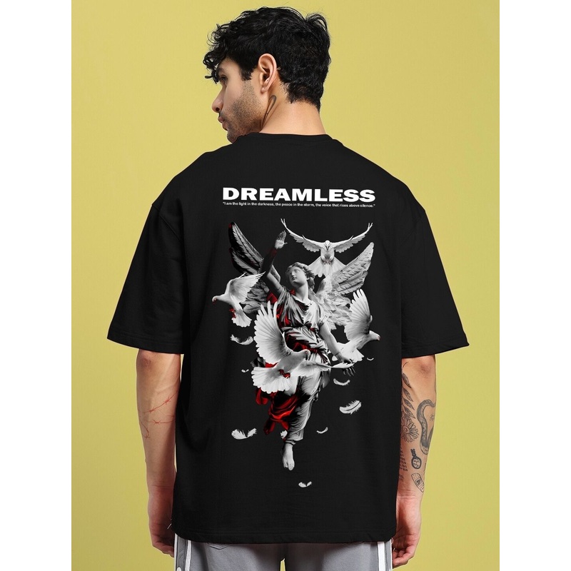 DREAMLESS OVER-SIZED T-SHIRT BLACK XS