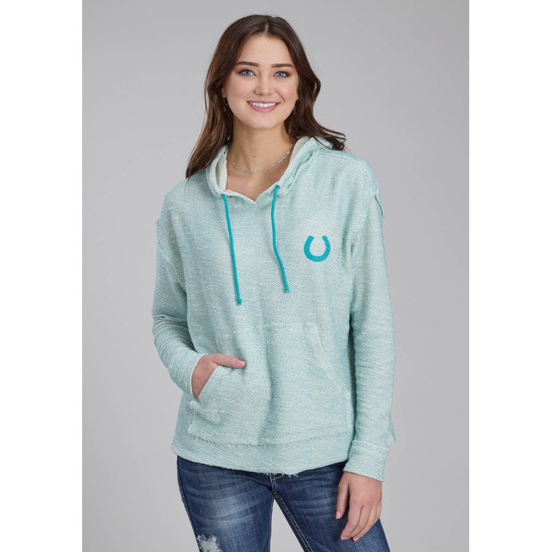 Womens Long Sleeve Hooded Sweater Pullover Jacket XS