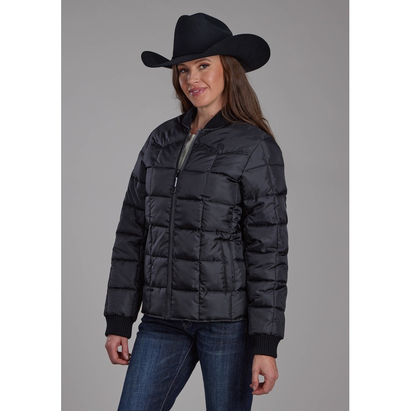 Womens Women’S Black Zipper Jacket XS