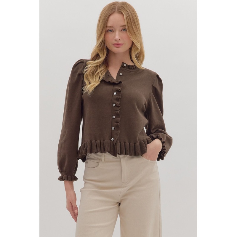 Bridget Brown Cardigan SM