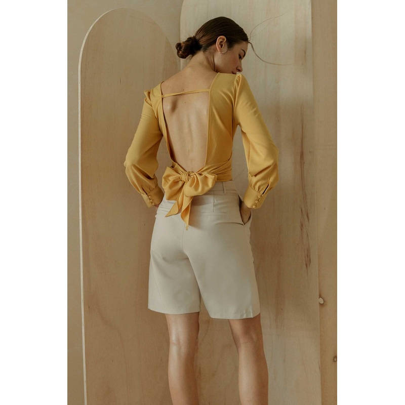 Derviety Top (Yellow) XS Yellow