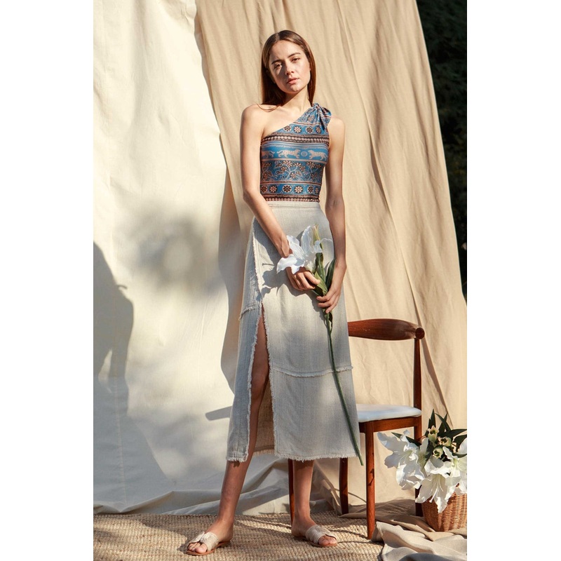 Dorien Skirt (Linen) XS Linen