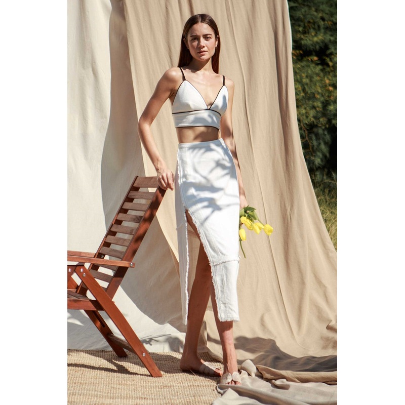 Dorien Skirt (Off White) XS Off White