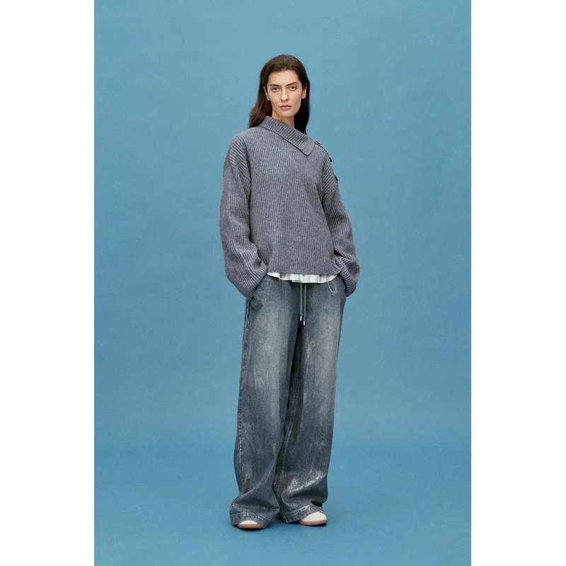 Soleil Sweater in Merino Cashmere Knit XS