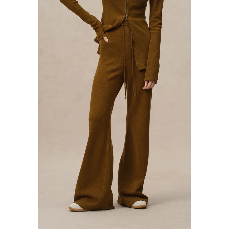 Talia Knit Flare Pants in Wool Blend Knit XS