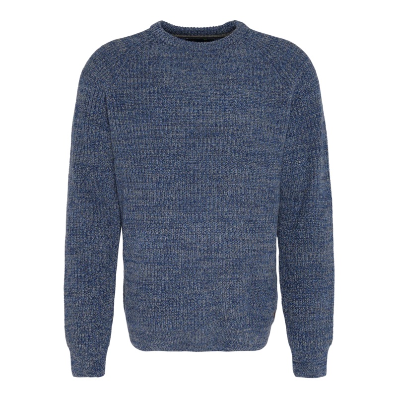 Barbour Horseford Crew Neck Jumper River Blue Medium