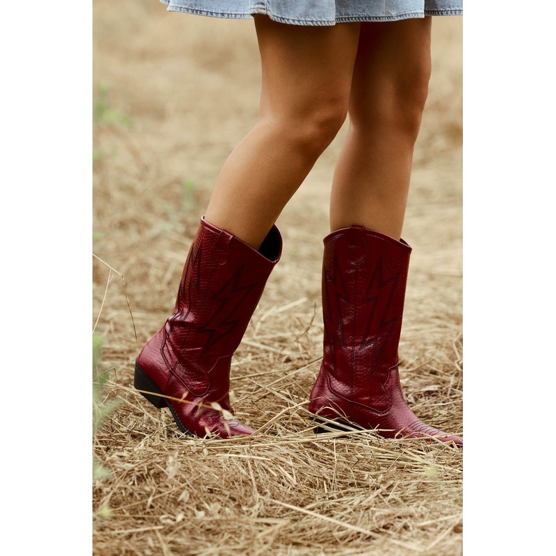 Chinese Laundry Josea Red Western Boots – FINAL SALE 6