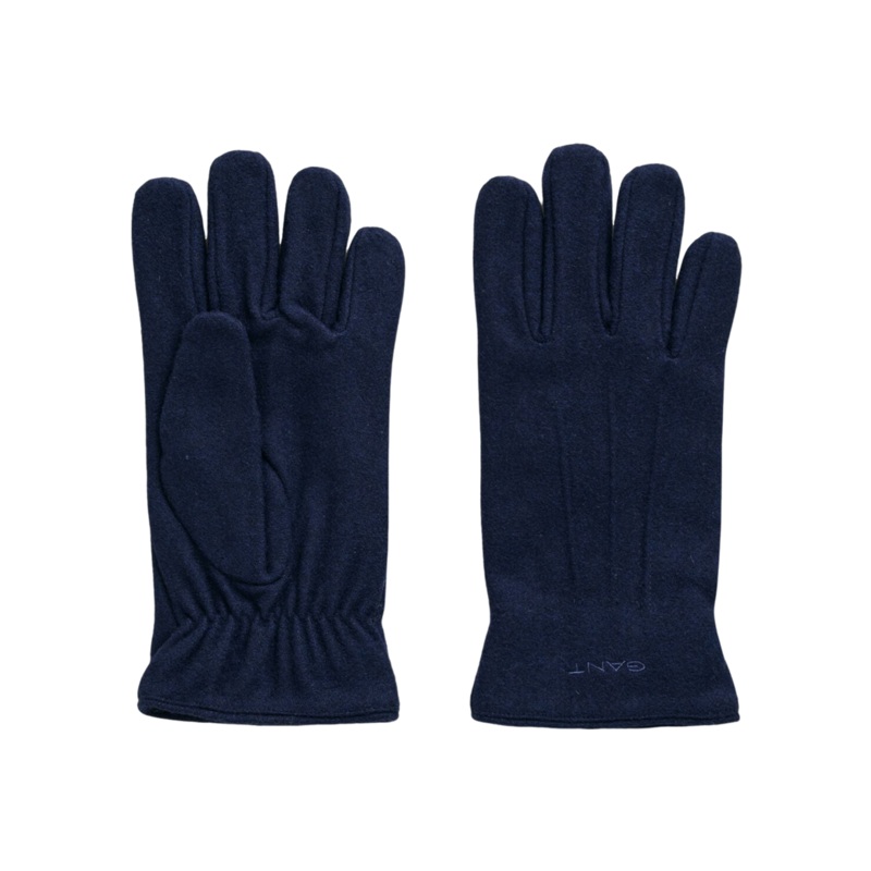 GANT Melton Gloves Marine Small-Medium