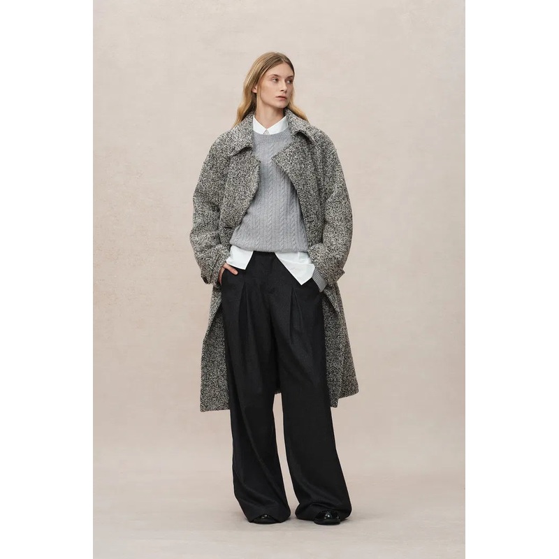 Daisy Coat in Ultralight Boucl Wool XS