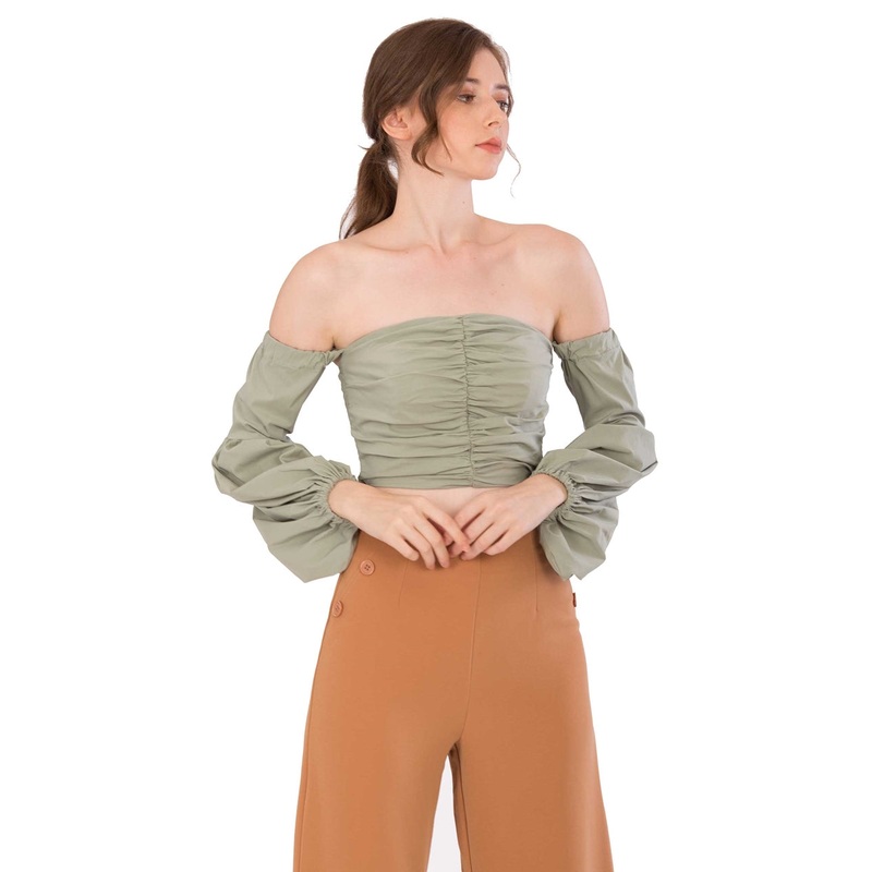 Dicheny Top (Pale Green) XS Pale Green
