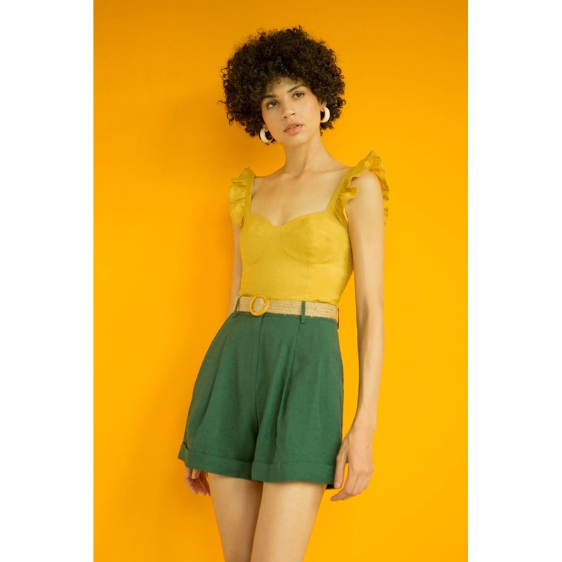Drynnly Top (Olive Yellow) XS Olive Yellow