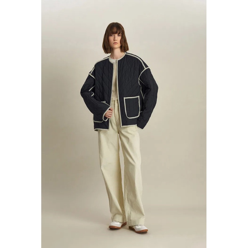 Irene Quilted Jacket in High-Density Fabric XS