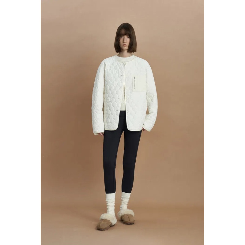 Lenora Water Repellent Quilted Jacket in Durable High Density Fabric XS