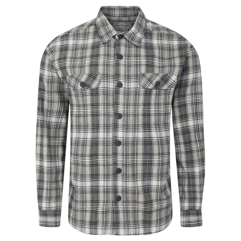 Peter Gribby Shacket Grey Medium