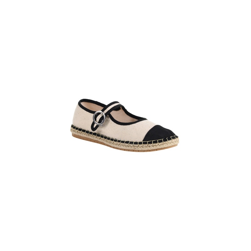 Chinese Laundry Paloma Cream and Black Espadrille Flats – FINAL SALE 6