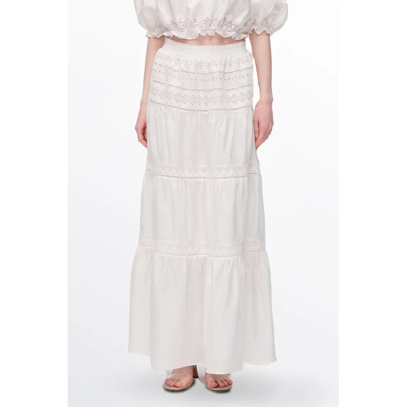 Luise Maxi Skirt in Silk Cotton XS