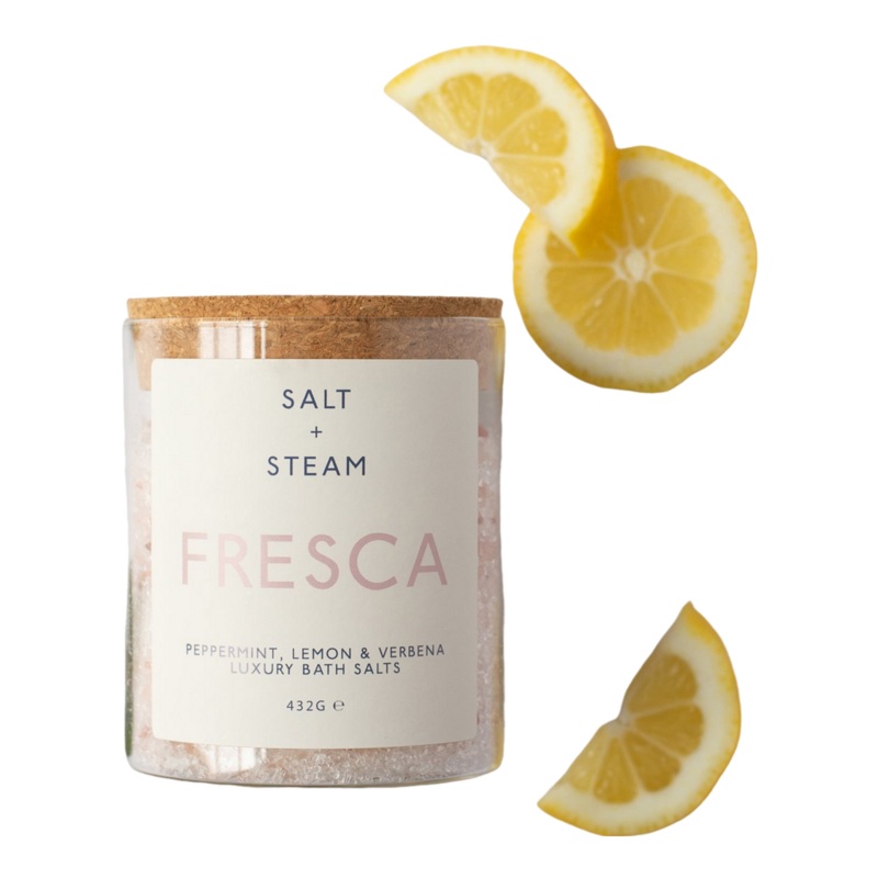 Salt + Steam Fresca Bath Salts Test Tube Lemon & Peppermint One Size