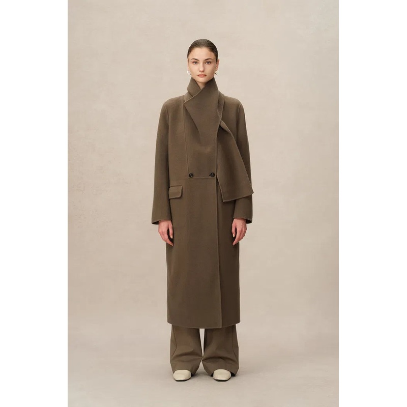 Zyma Oversized Coat in Merino Wool XS